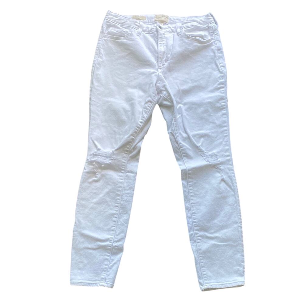 UNIVERSAL THREAD Skinny Jean Womens Sz 30 White Distressed Classic Essential